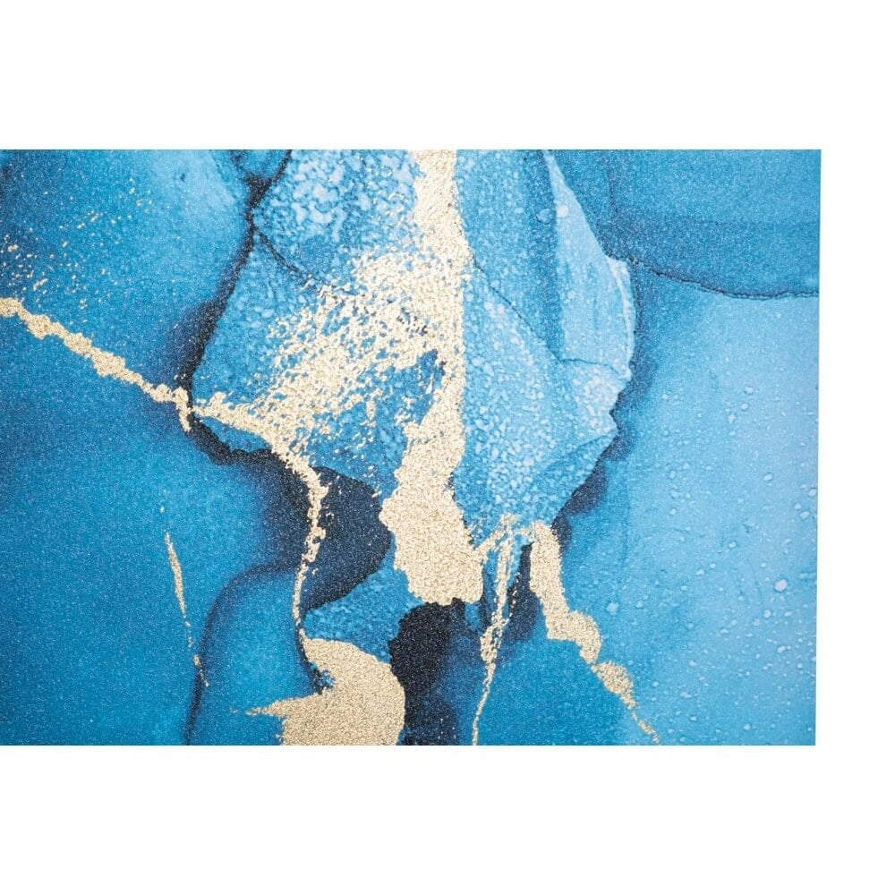 Decorazione Parete Ferro Tondo cm 78,5X5X74 - BLU REY