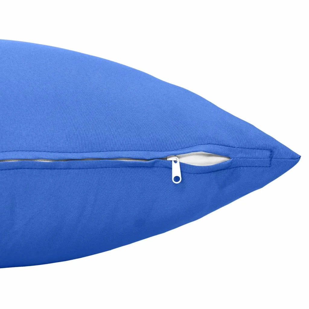 Federa 6 pcs HEERLEN Blu Reale 35 x 35 cm Poliestere 908152