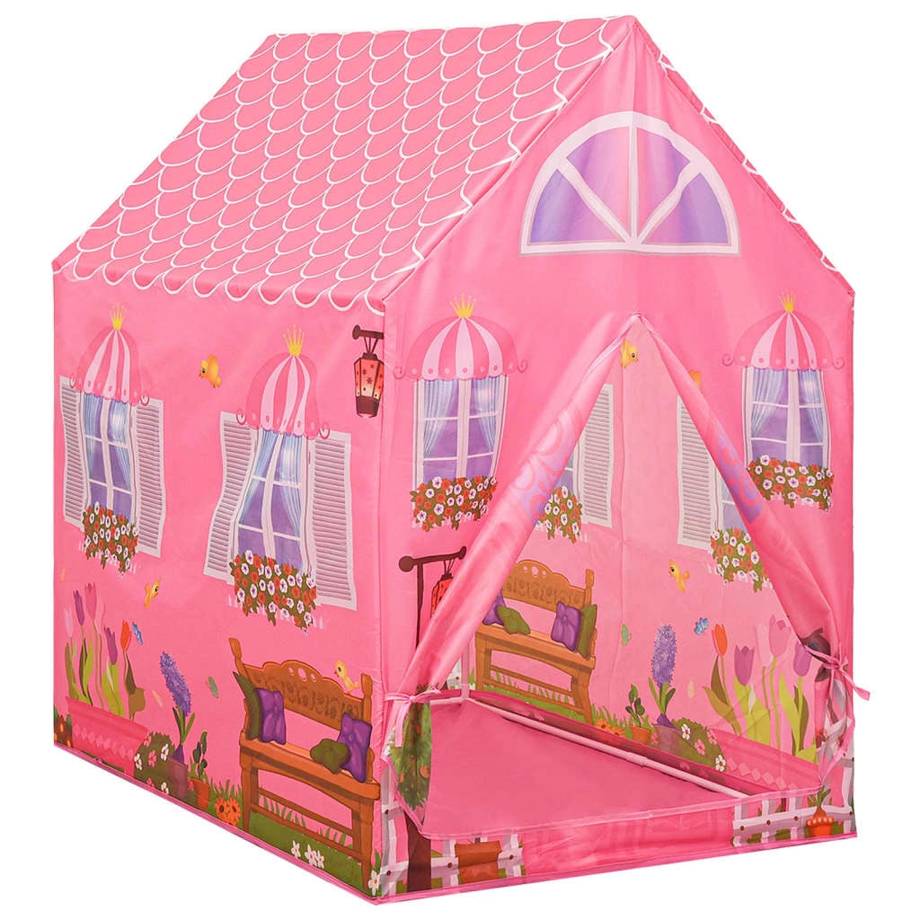 Tenda da gioco per bambini con 250 palline 69 x 94 x 104 cm rosa 02_0005150