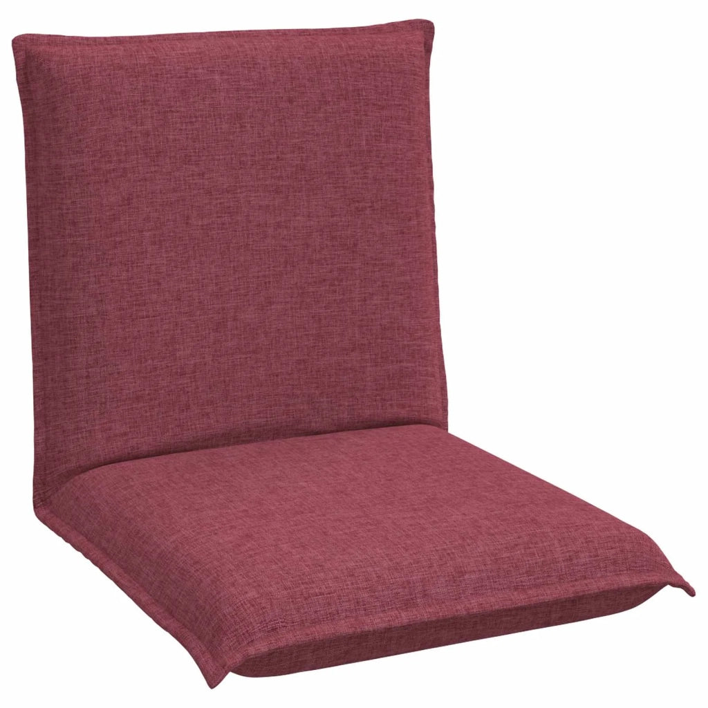 Sedia da Pavimento Rosso Vino 54 x 64 x 59 cm Tessuto 42028107
