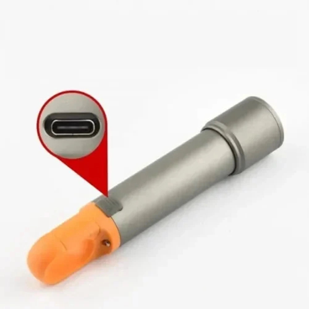Trade Shop - Torcia A Led Cob Ricaricabile Con Luminosità 1000lm Per Campeggio Ciclismo Pesca Q-d500 -