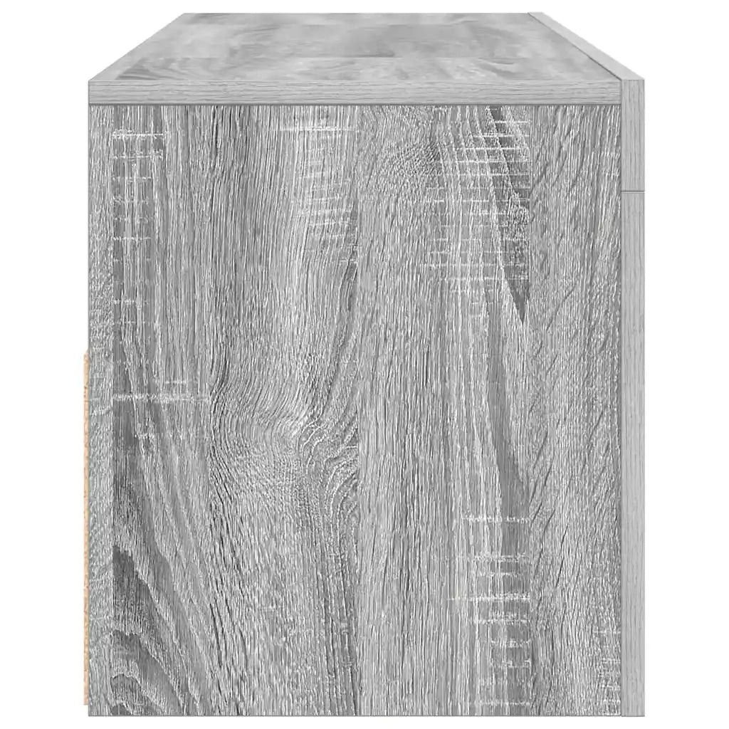 Mobile Porta TV con Luci LED Grigio Sonoma 120x35x40 cmcm 815688