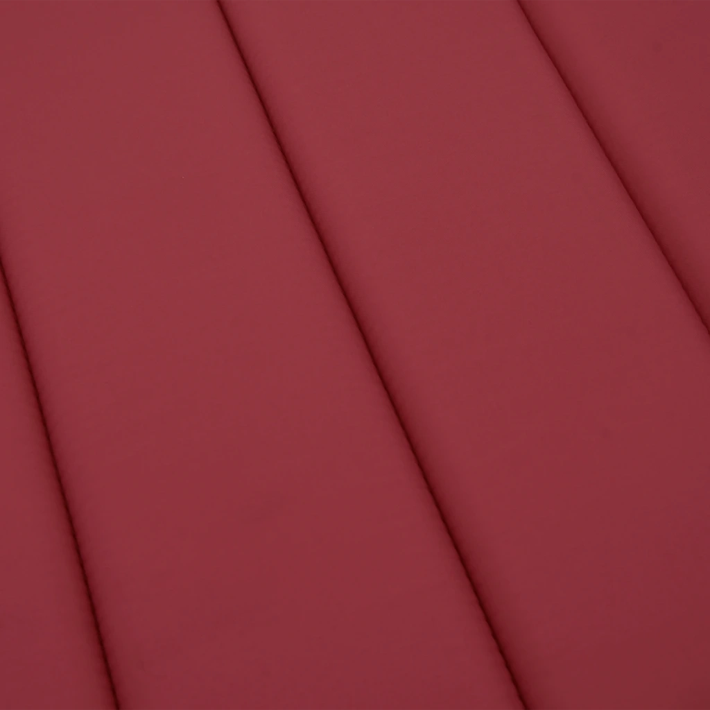 Cuscino per Lettino Rosso Vino 200x70x3 cm in Tessuto Oxford 314227