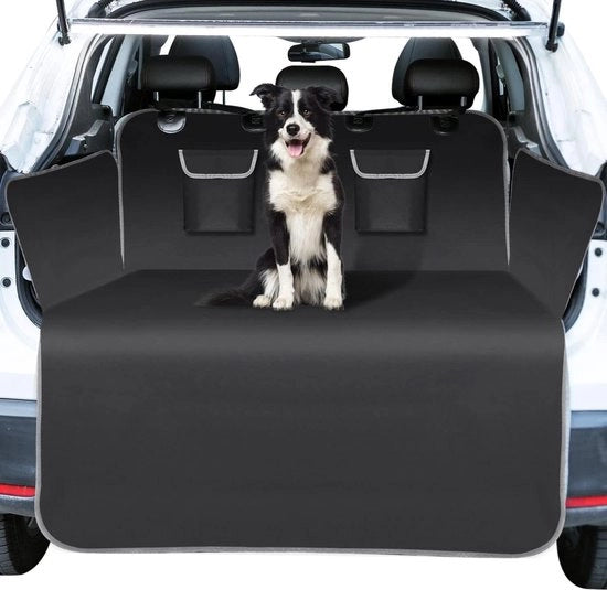 Autoasciugamani per cani - 185 x 105 cm - Impermeabili e antifouling - Universali con tasche di stoccaggio asciugamano per auto cani