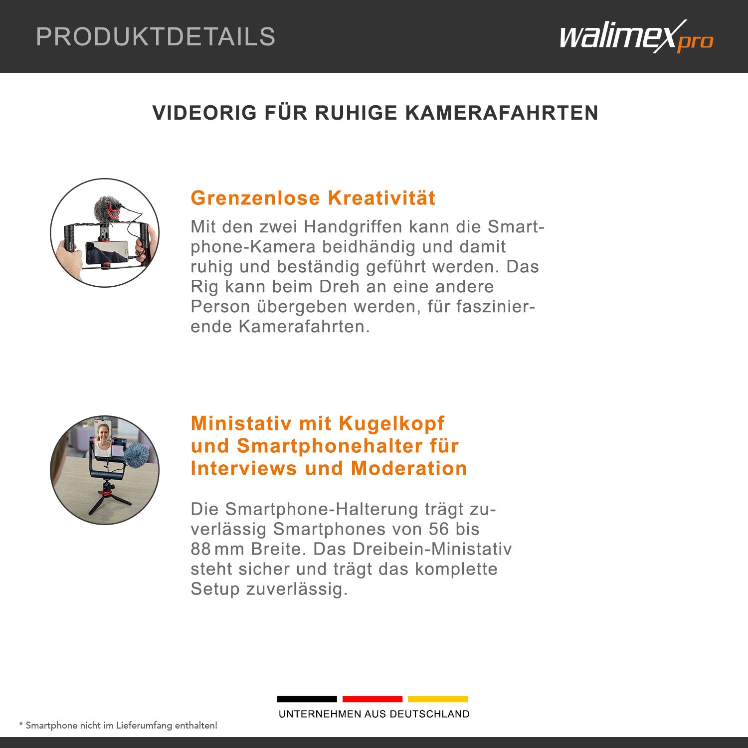 BOYA VG380 Kit video per smartphone