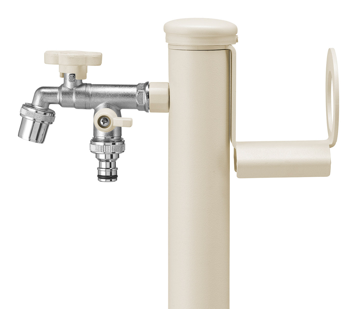 Portatubo per Fontane da Giardino in Acciaio Belfer 42/PGS Avorio