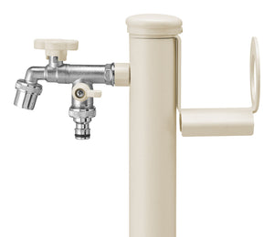 Portatubo per Fontane da Giardino in Acciaio Belfer 42/PGS Avorio