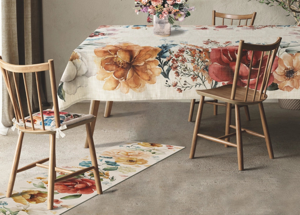 Tappeto Passatoia Cucina Antiscivolo Linea Futura Blossom By Suardi - 52x90 - Blossom