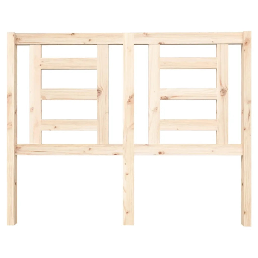 Testiera per Letto 126x4x100 cm in Legno Massello di Pino