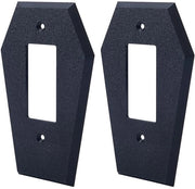 Copertura per Interruttore di Luce Decorativa - 2 Pezzi - 10,2 x 16,5 cm - PET Duraturo - Stile Interno Raffinato