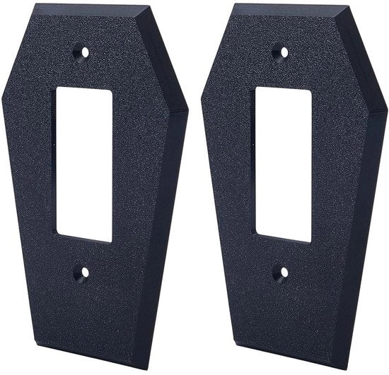 Copertura per Interruttore di Luce Decorativa - 2 Pezzi - 10,2 x 16,5 cm - PET Duraturo - Stile Interno Raffinato