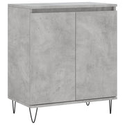 Credenza | Madia | Buffet da pranzo | Armadio da pranzo Grigio Cemento 60x35x70 cm in Legno Multistrato