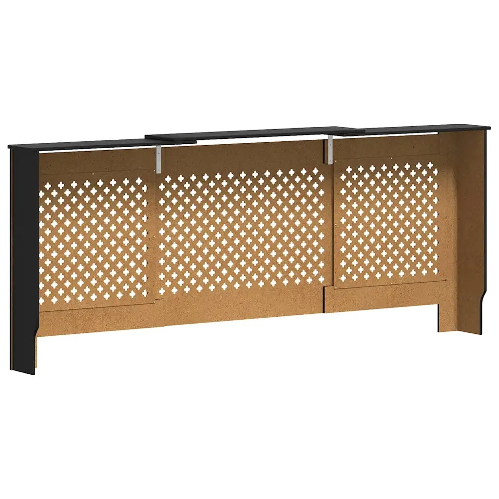 Copertura per Radiatore Nera in MDF 205 cm 325556