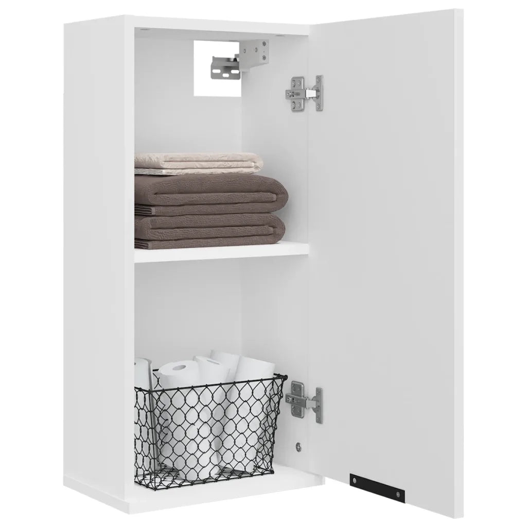 Mobile da Bagno a Parete Bianco 32x20x67 cm 811295