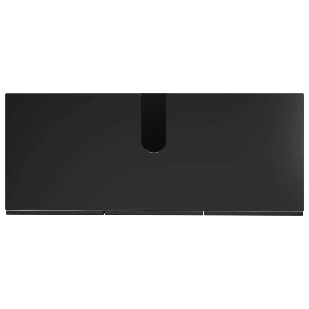 Set mobili da bagno 3 pz Nero Legno ingegnerizzato 3433056