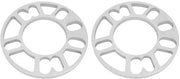 Hub Wiel Spacer Universale 10mm in Alluminio - 2 Pezzi - Adatto per 4/5 Ruote a 5 Viti - Argento