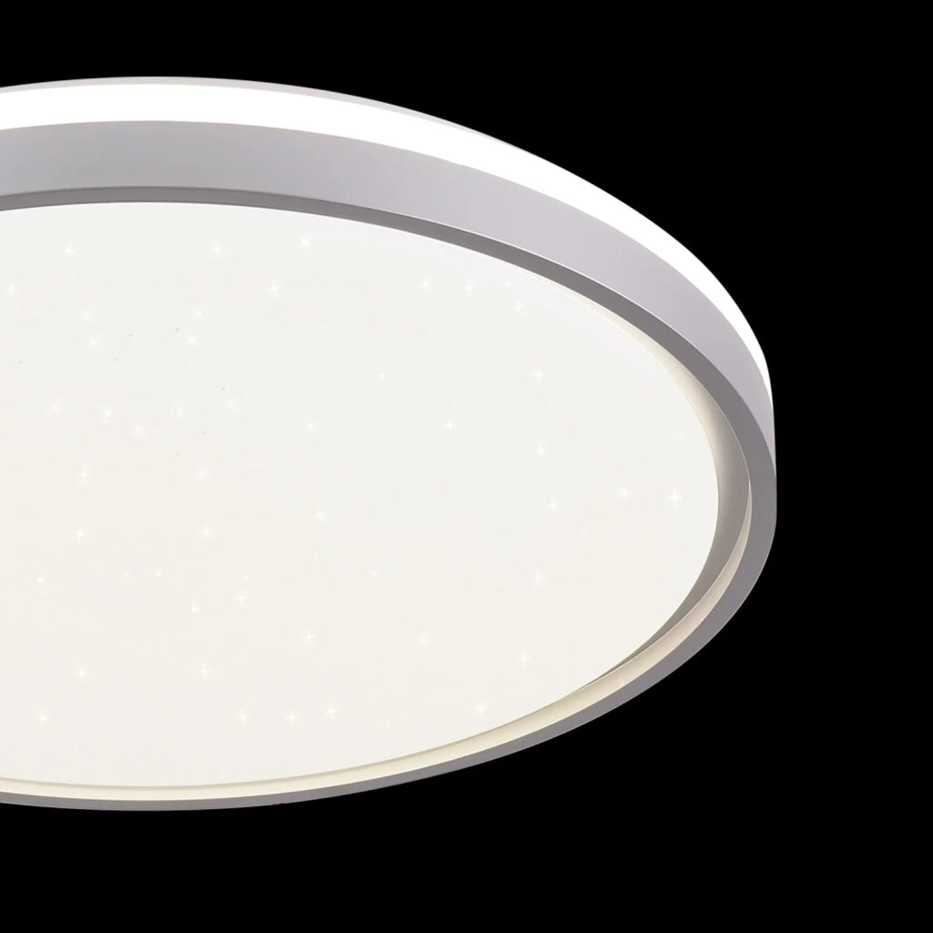 LÚZETE - PLAFÓN LED 58W PW LED REGULABLE BLANCO PLATA CIRCULAR TELLUS