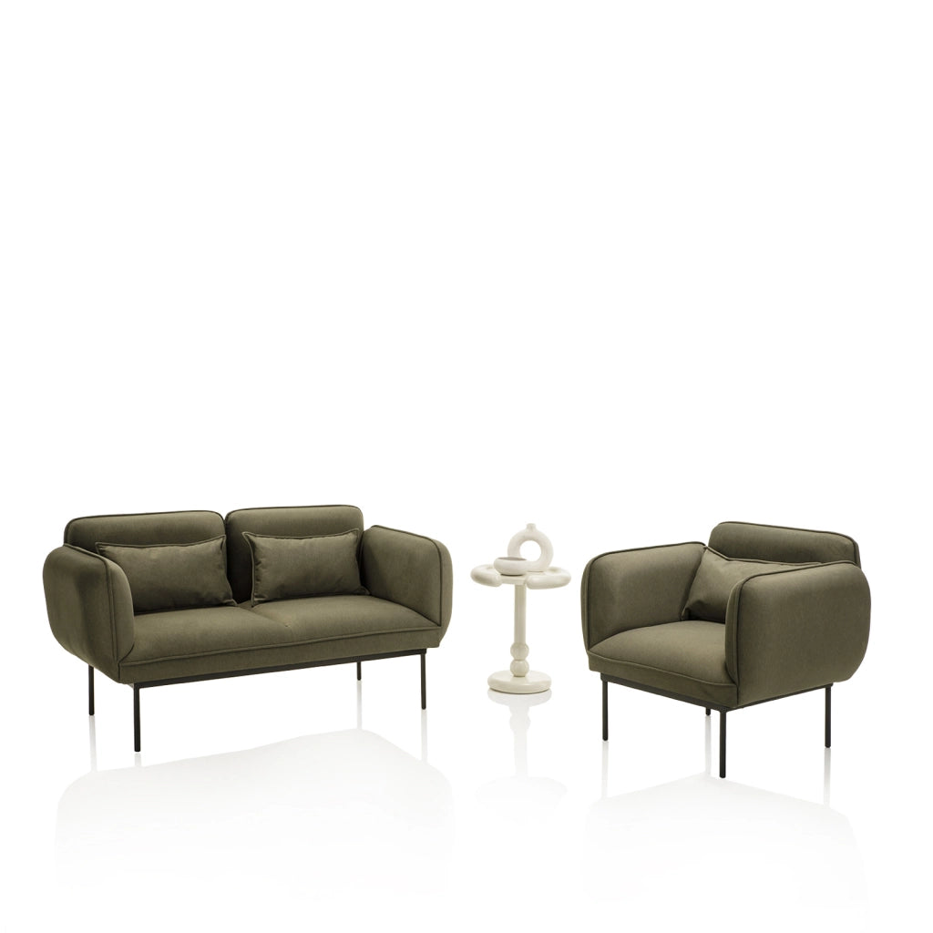 Poltrona VELOUR verde scuro
