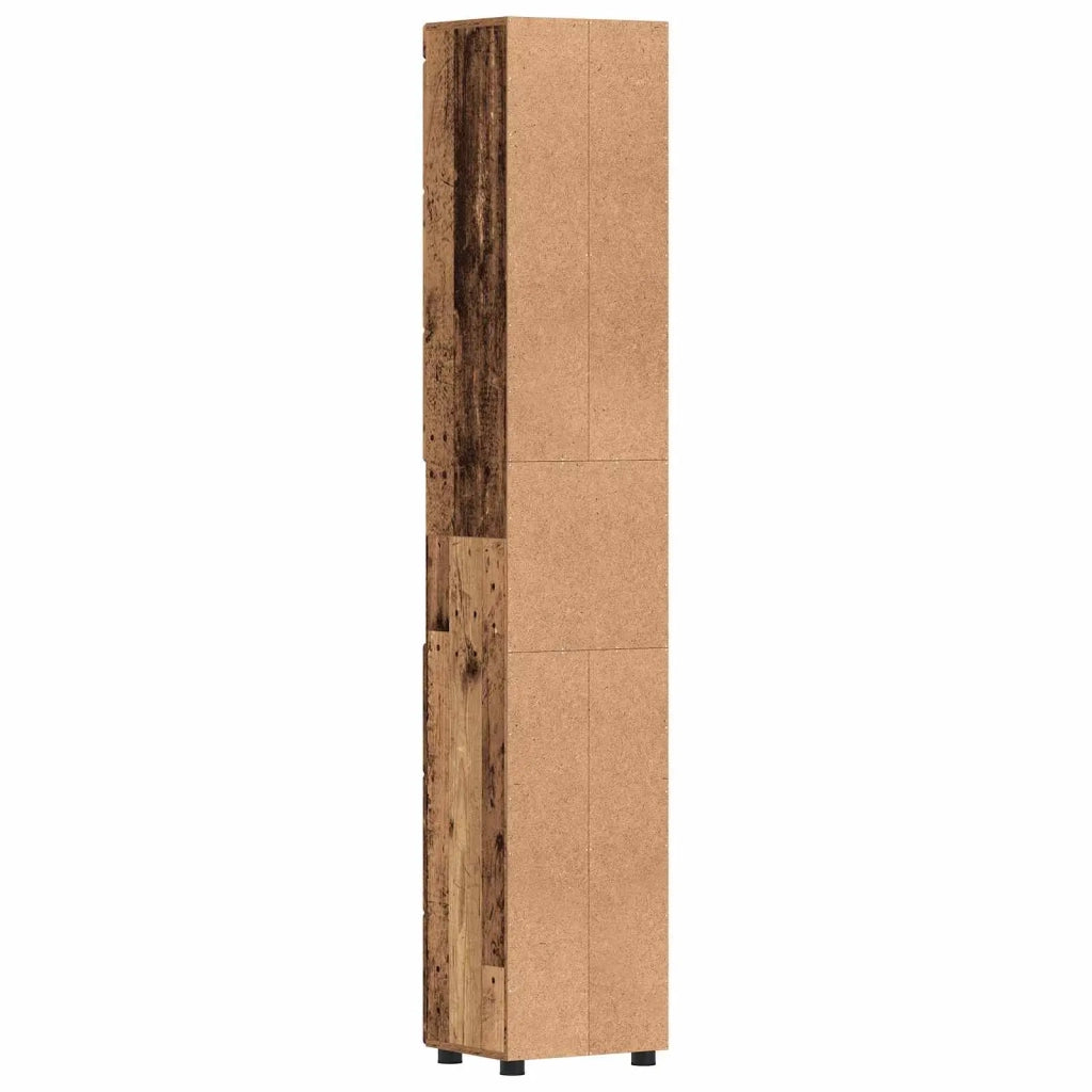 Set di Armadi da Bagno TULUM Legno vecchio 37 x 31,5 x 203 cm