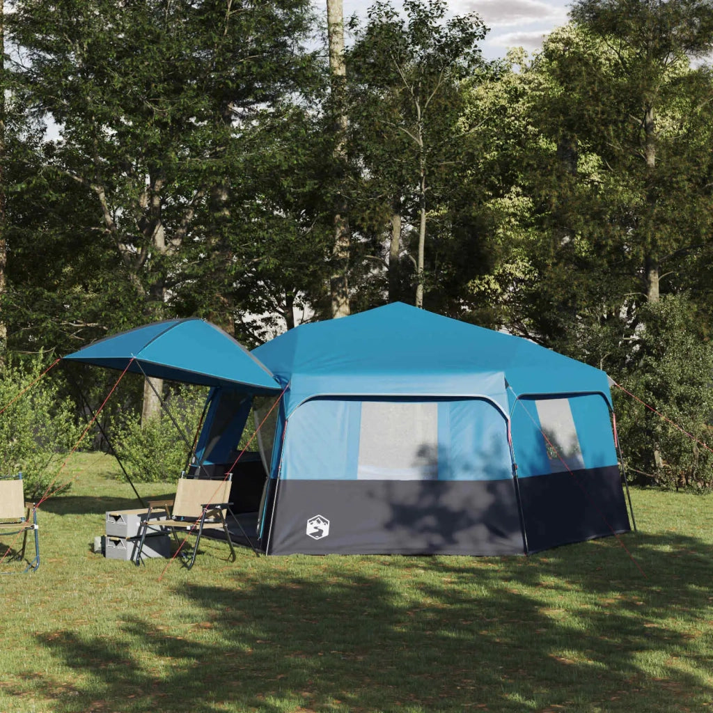 Tenda istantanea con telo antipioggia per 12 persone e rilascio rapido-Tenda da campeggio 376593