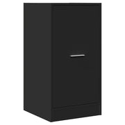 Mobiletto da farmacia multifunzionale nero 40 x 41 x 77,5 cm design classico legno composito nero 02_0050629