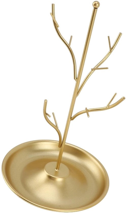 Sistema di Supporto per Collane con Disegno Unico - Supporto per Gioielli - Standa per Collane Decorativa con Funzione di Ripiegamento - Risparmio di Spazio - Materiale in Acciaio