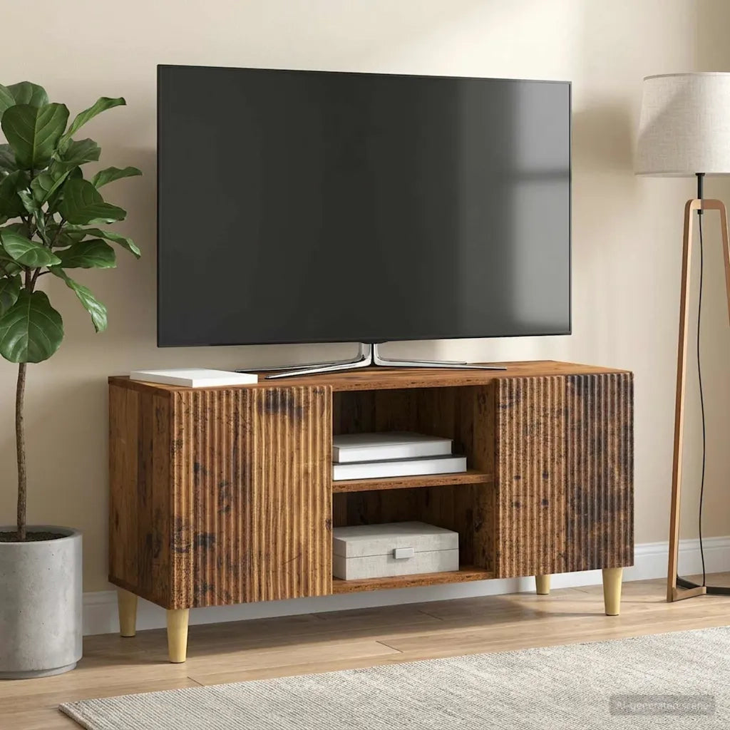 Mobile TV Legno antico 102 x 34,5 x 50 cm Legno ingegnerizzato 894703