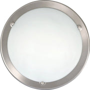 Plafoniera in vetro 38 cm 2xE27 cromata Ufo Rabalux