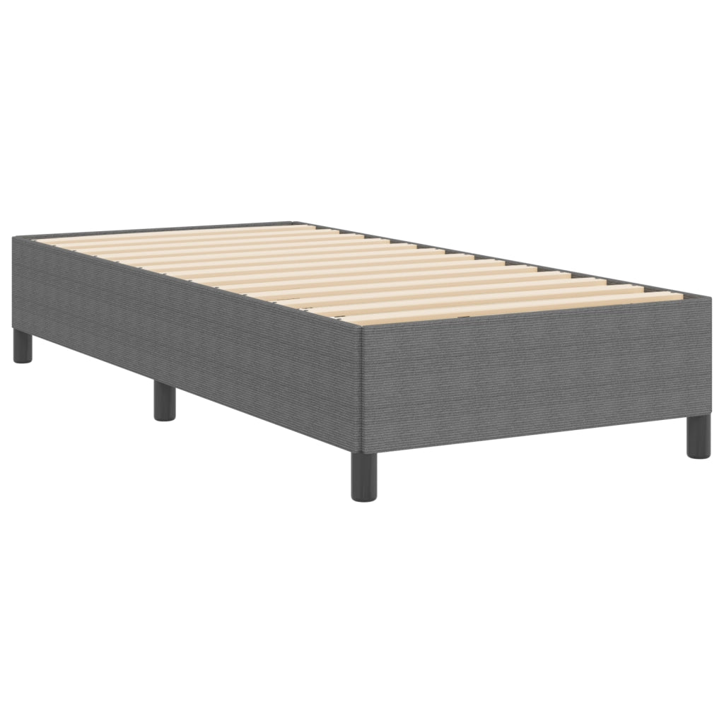 Struttura Letto  Grigio Chiaro 80x200 cm Tessuto A Velluto