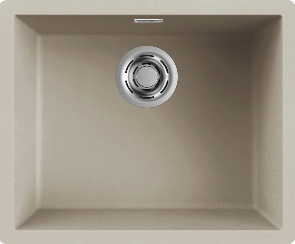 Lavello ZEN 105 55,6X45,6 1 vasca CHAMPAGNE 95