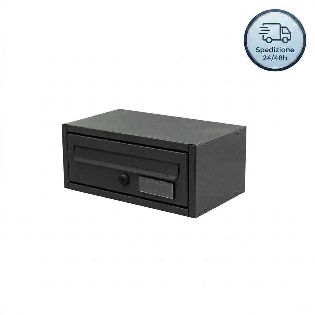 Casellario Postale da Esterno MODULARE BoxoB Imperium 983 Con Cilindretti Numerati (RAL 7021) - 8 Comparti