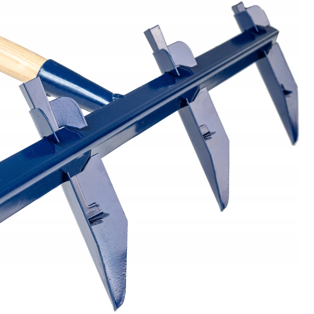 Marcatore da giardino KADAX per piantare e seminare, regolabile, 4 punte, grande, 80 cm, solido