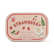 Candela in latta stampata Bistro da 127 g (4,5 oz) con motivo fragola - Fragola