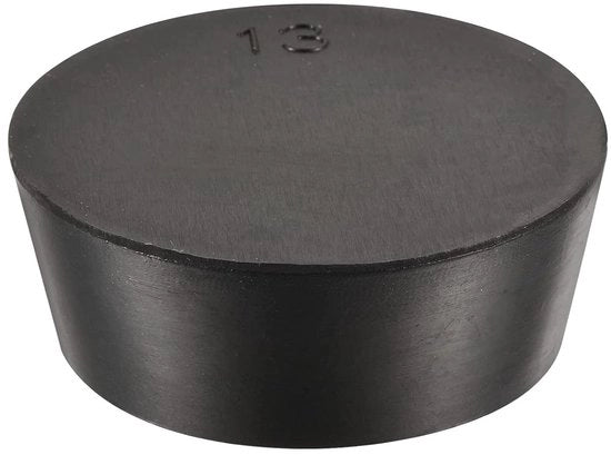 Stoppi in gomma - alta resistenza termica - 1 pezzo - nero - 58 mm a 68 mm