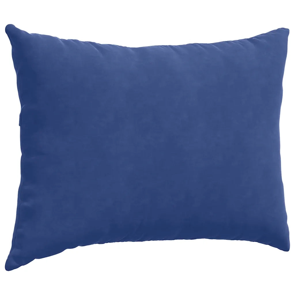 Cuscini da Divano 2 pz | Cuscini per sedie Blu Polizia 70 x 50 cm Tessuto in Cords