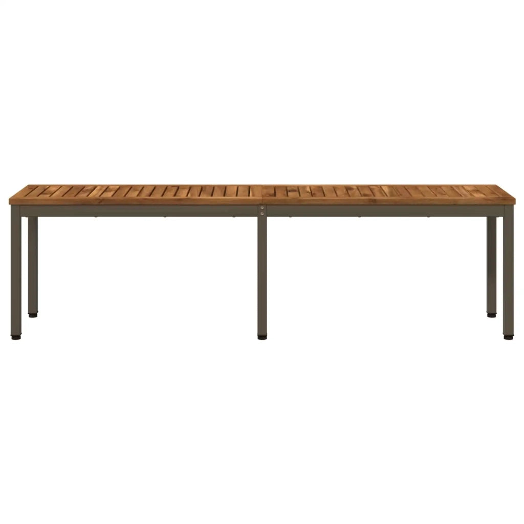 Panchina da giardino 161 x 35 x 45 cm Legno di Acacia Massello 901300