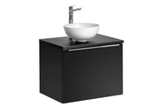 Set mobili bagno 60 cm con lavabo da appoggio Santa Fe Black 60 x 1401 x 1401 cm