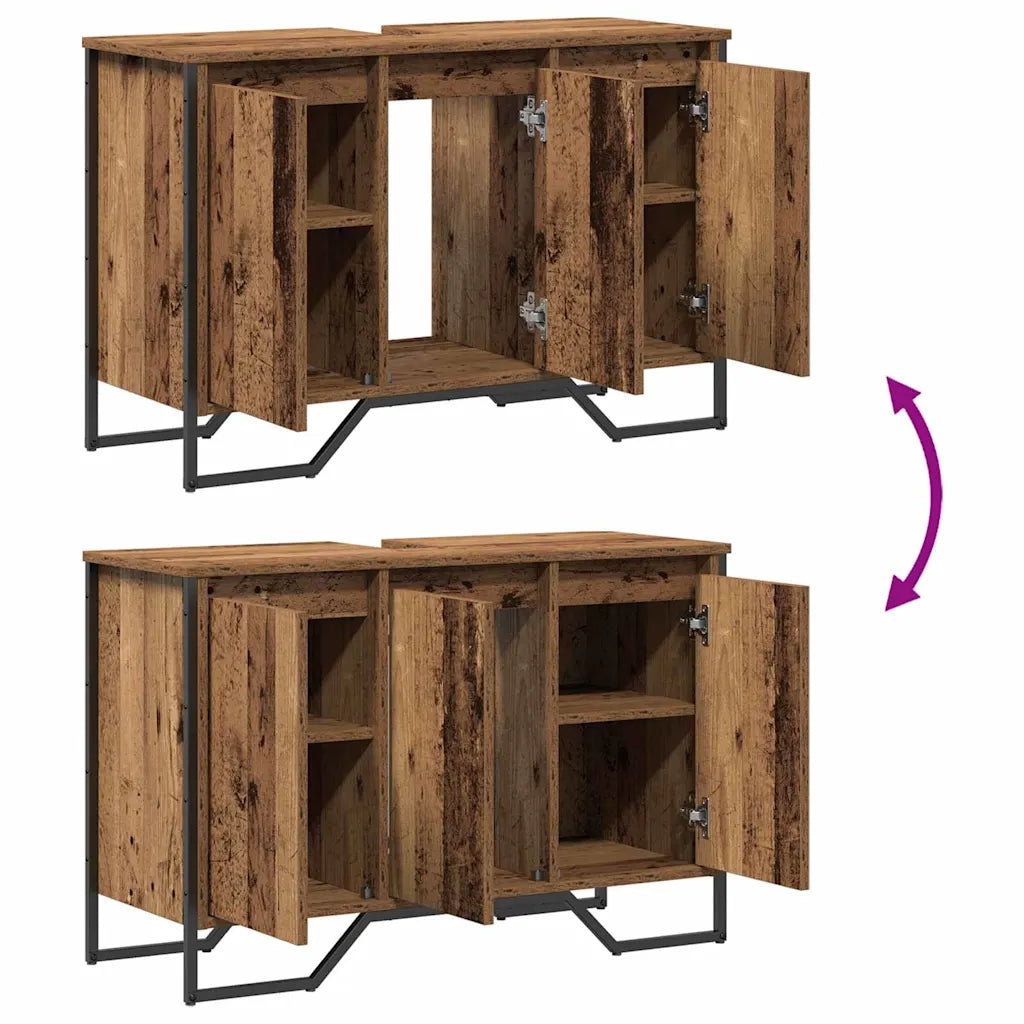 Mobiletto per Lavabo Altro Legno vecchio 91 x 35 x 60 cm 869180