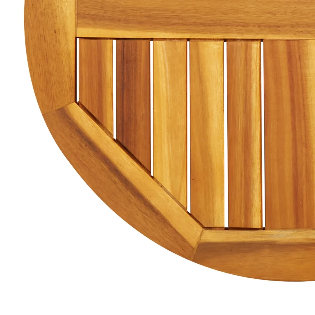 Piano per Tavolo | Superficie Tavolo | Piano Scrivania ?60x2 cm Rotondo in Legno Massello di Acacia