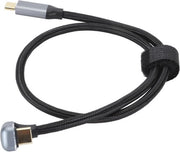 Cavo di alimentazione e display U-vorm PD100W USB3.2 Gen2 10 Gbps Type C maschio-maschio - 4K 60 Hz schermo casting dati - supporto OTG - cavo USB Type C (50cm)
