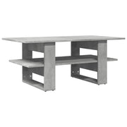 Tavolino salotto | Tavolino da caff¨¨ | Tavolino da Soggiorno Grigio Cemento 102x55x42 cm Legno Multistrato