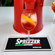 SPRIZZER Tappetino anti goccia in plastica antigoccia nero 25x10 cm spessore 07 cm per protezione superfici cod SPRIZZER-TAPPETINO-BAR