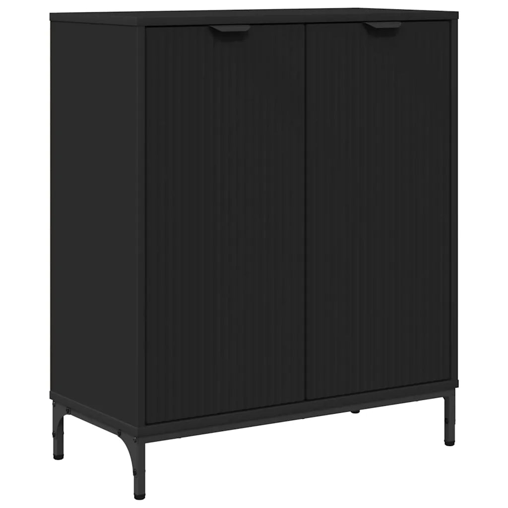 Credenza Nero 69,5 x 33 x 82 cm Legno multistrato 883425