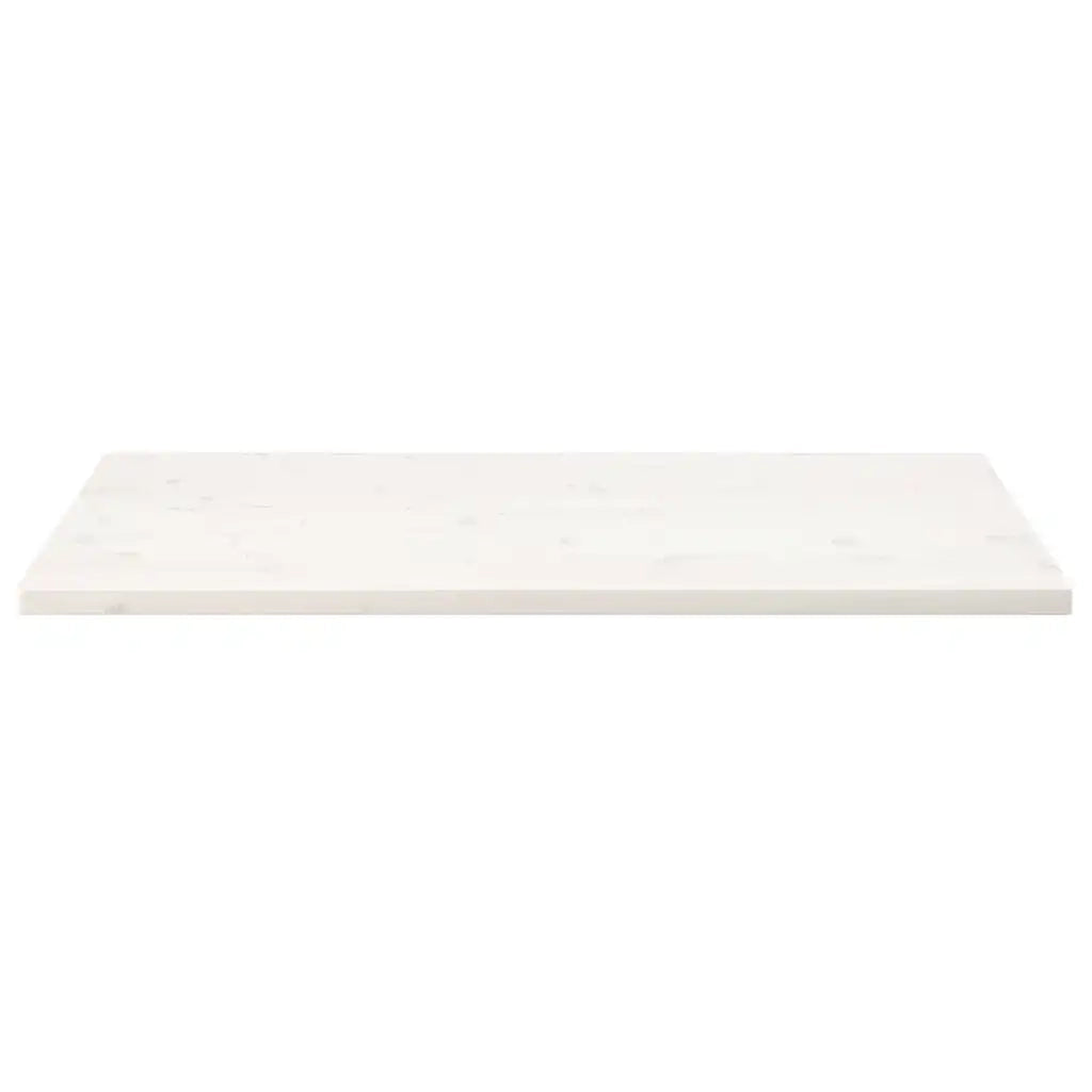 Piano Tavolo Bianco 110x60x2,5 Legno Massello Pino Rettangolarecod mxl 72140