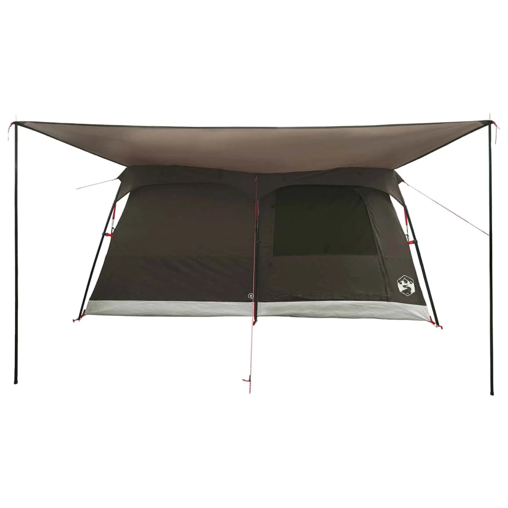 Tenda Familiare con tetto Marrone Grigio 500 x 400 x 230 cm 42029003