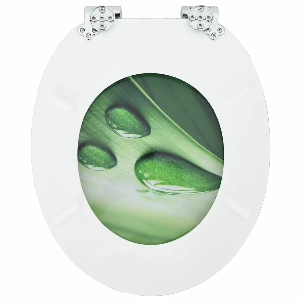 Sedile per toilette con chiusura morbida Goccia verde CFW6356403