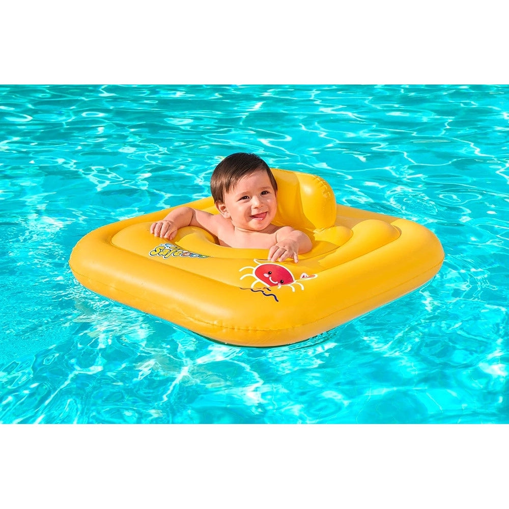 Trade Shop - Salvagente Gonfiabile A Mutandina Quadrato Swim Safe Abc Step A 76 X 76 Cm 32050 -