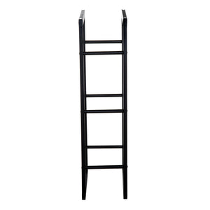 Portalegna Legnaia in Ferro 60x25x100 cm da Interno Max 100Kg  Nero