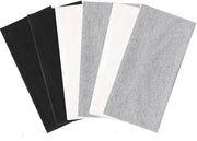 6 paia di cinture di capo in cotone larghe per allenamento e yoga, 24 x 12 cm, cintura antiscivolo per sport, cintura di capo spessa per corsa e uso quotidiano