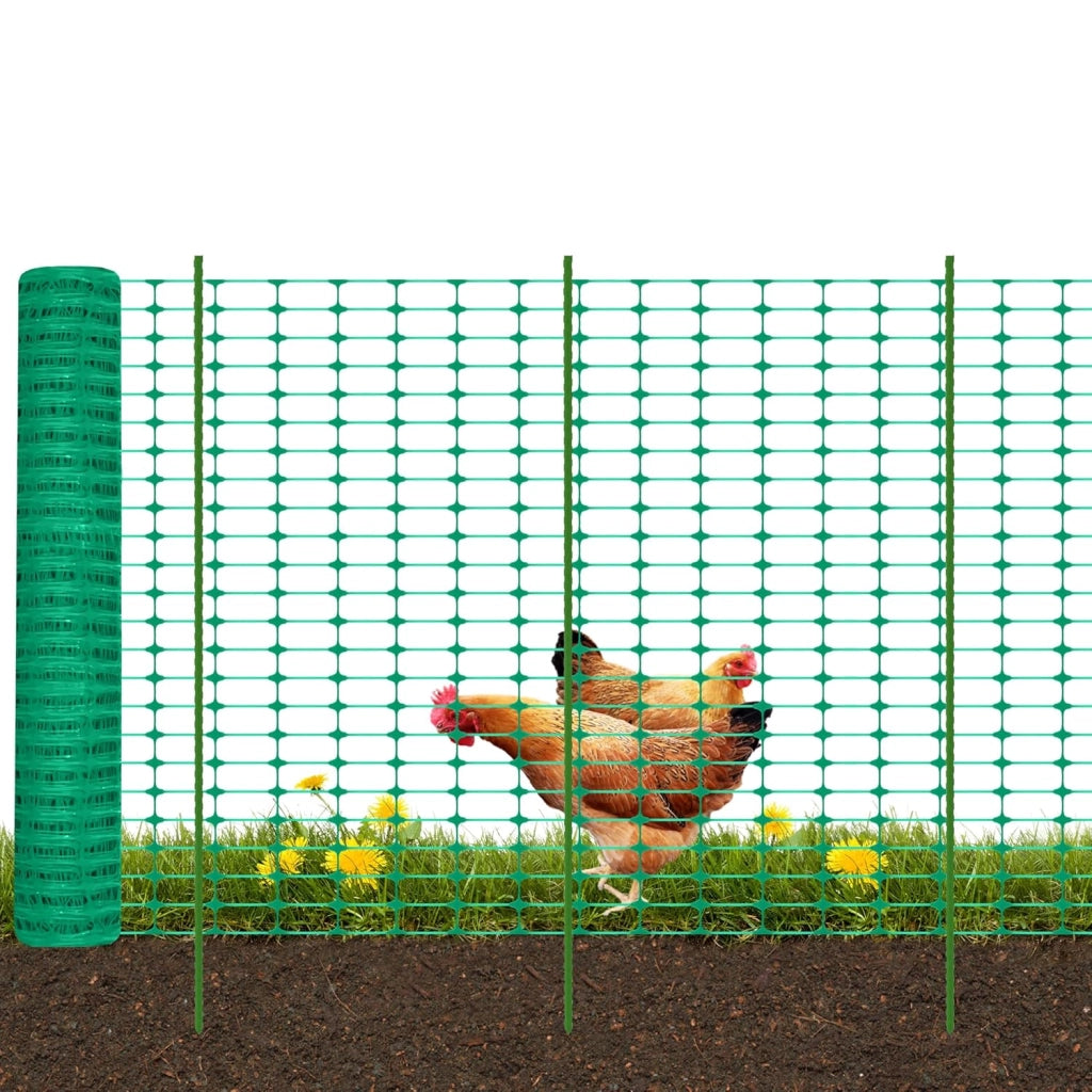 Recinzione di recinzione per cani, altezza 100 cm, con 50 pali e 150 nastri in plastica, recinzione mobile, 50 m